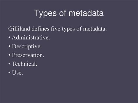 Different Types of Metadata 的图像结果