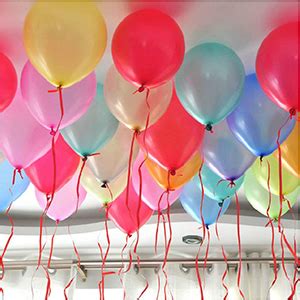 Party Propz Rubber Balloon Glue Dot And Multi Colour Ribbon Set For ...