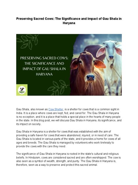 Preserving Sacred Cows_ the Significance and Impact of Gau Shala in ...