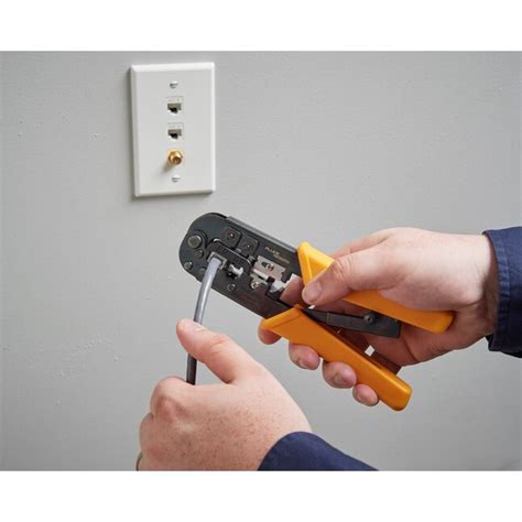 Fluke Networks 11212530 Modular Crimper, 24-32 Awg Solid, 24-32 Awg ...