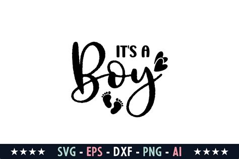 It's a Boy Svg Graphic by Graphics_River · Creative Fabrica