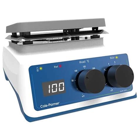 Cole-Parmer SHP-200D-S Undergrad Digital Stirring Hot Plate, 15 x 15 cm ...
