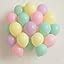 Flyloons Pink Purple Green Blue Yellow Orange Pastel Balloons Pack of ...