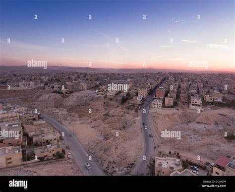 The sprawling city of Zarqa, Jordan is a separate municipality from the ...