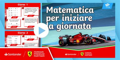 FREE! - Scuderia Ferrari: Matematica per iniziare la giornata