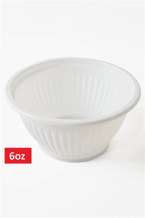 DISPOSABLE PLASTIC BOWL - 6OZ (10PCS) - A-Tech