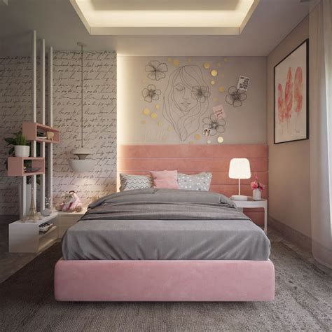 hot pink and grey bedroom ideas