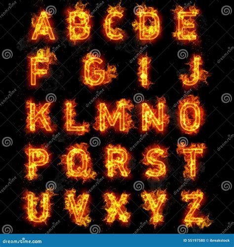 Fire Letters A Z