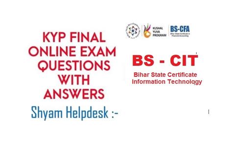 Kyp Exam Questions 的图像结果