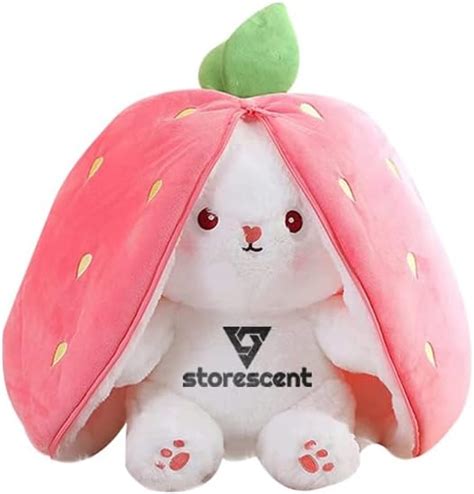 Kidology Plush Toy Pillow, Reversible Bunny, Cute Rabbit Sofa Pillow ...