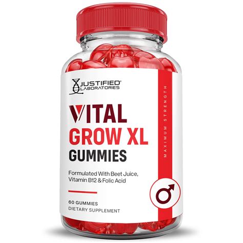 Vital Grow XL Performance Gummies 1000MG – Justified Laboratories