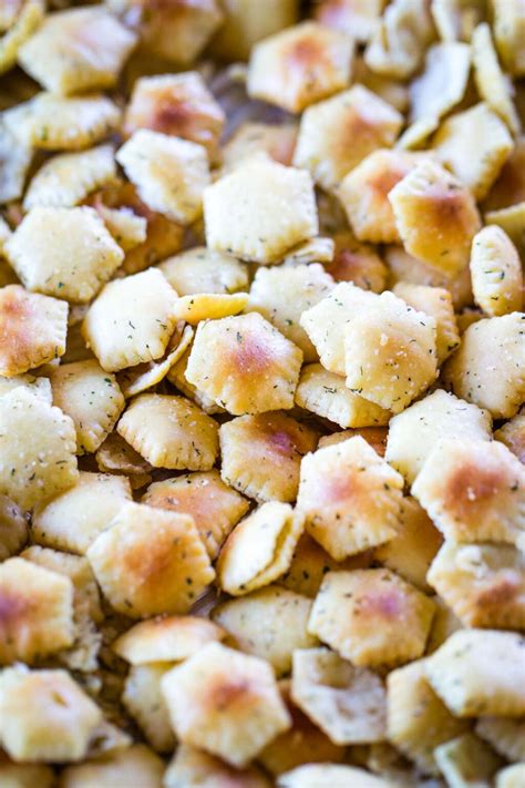 Seasoned Oyster Crackers Recipe