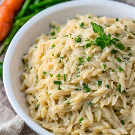 Creamy Garlic Parmesan Orzo Recipe | Cheff Recipes
