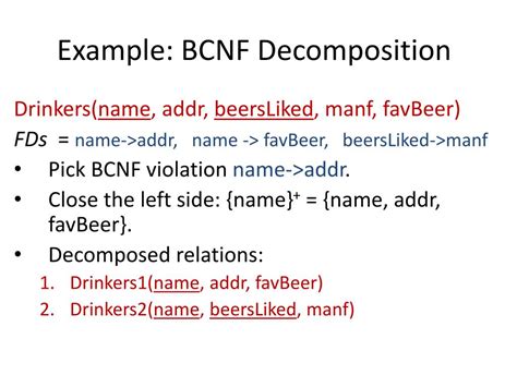 Image result for Bcnf Normalization Definitino
