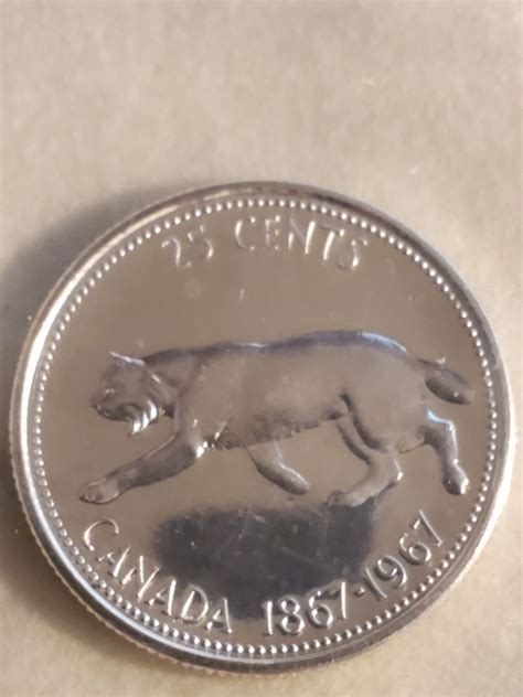 1867-1967 Canada 25 Cent Coin - For Sale, Buy Now Online - Item #787950