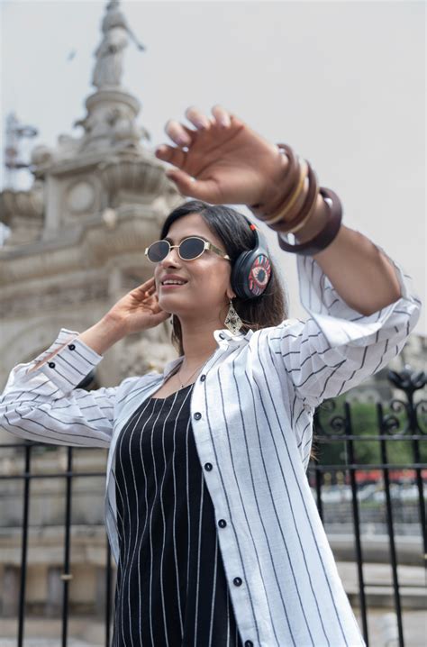 REZAAR-Striped A-line Dress With Shirt - Ishnya