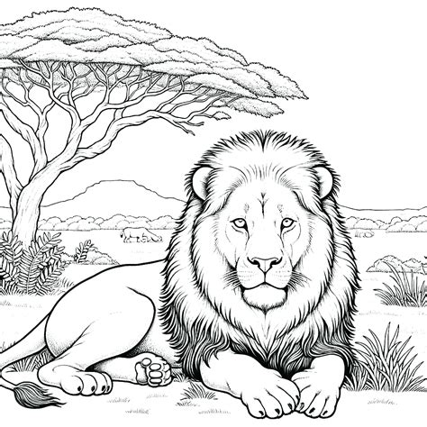Lion Coloring Pages