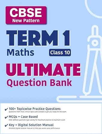CBSE Term 1 Ultimate Question Bank Mathematics Class 10 - New Pattern ...