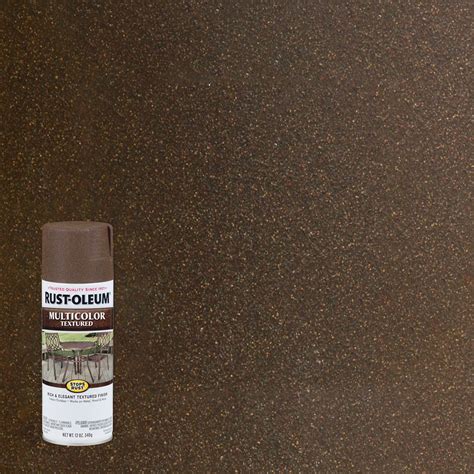 Rust-Oleum Stops Rust Spray Paint, Autumn Brown, 12 oz, Textured ...