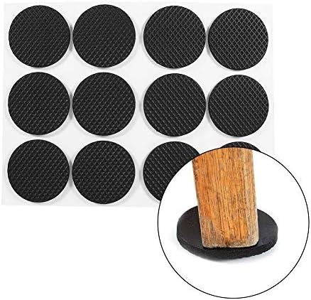 Okayji Rubber Self Adhesive Round Shape Pads for Furniture Floor ...