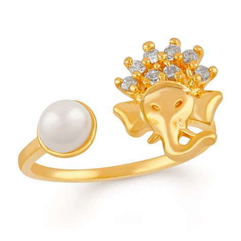 Vignaharta Ganesh Adjustable Finger ring