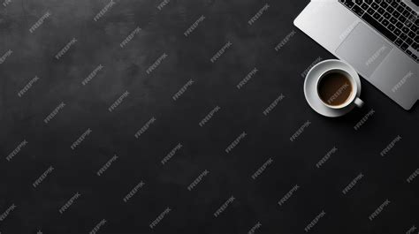 Image Work Desk with Laptop and Coffee 的图像结果