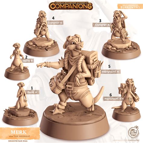 Buy Cast n Play - Cornelia's Companions - Burrowers - Meerkat - L’Antre ...