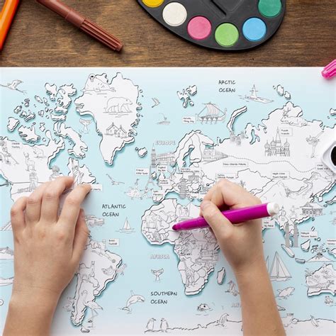 World Map Poster 的图像结果