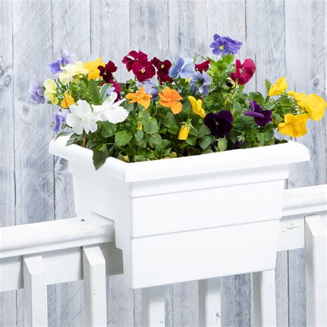 What to Grow in Railing Planters | Decorative Planter Pots
