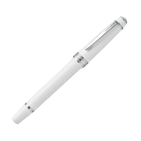 Cross AT0745-2 Bailey Light Rollerball Pen White with Chrome Trims — Mango