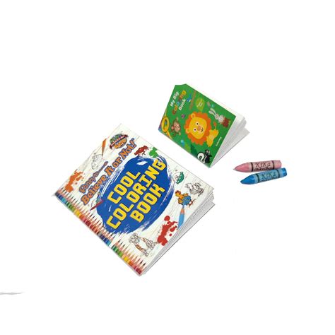 Buy KiKa Miniature Colouring Books with Real Mini Crayons Dollhouse ...