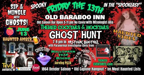 SPOOKY "FRIDAY the 13th" Ghost Hunt in Haunted Old Saloon!, 135 Walnut ...