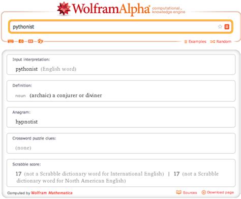 Wolfram Alpha Python 的图像结果