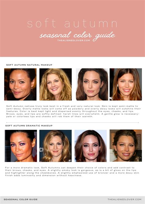 Color Palette For Soft Autumn: Soft Autumn Color Chart – FYNSR