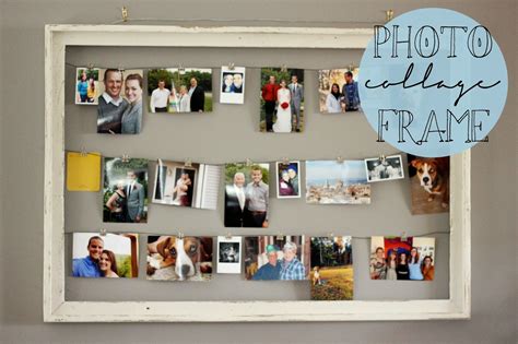 DIY Rustic Photo Collage Frame | My Crafty Spot - When Life Gets Creative
