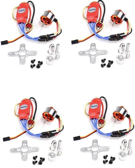 Vayuyaan A2212 1000 KV BLDC Brushless DC Motor with Simonk 30A ESC ...