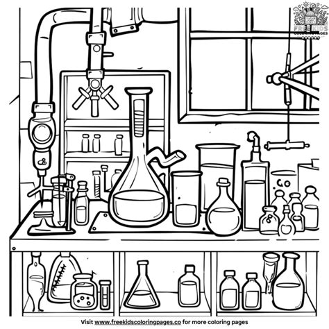 Image result for Science Coloring Pages