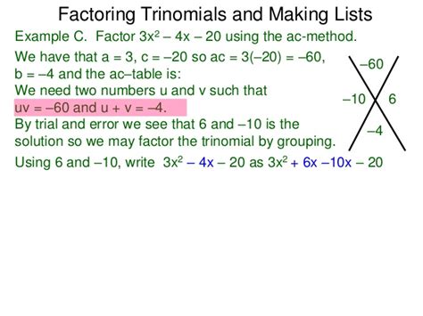 Image result for AC Method Math
