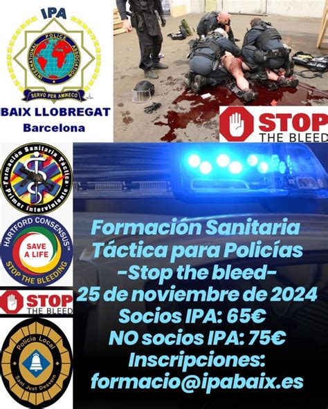 Formació Sanitària Tàctica Policial | IPA Catalunya | International ...