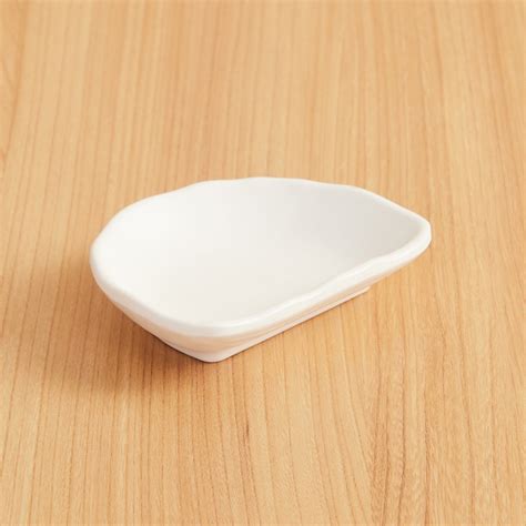 Buy Silvano India Serving White Solid Melamine Crescent Dip Bowl - 9 ...