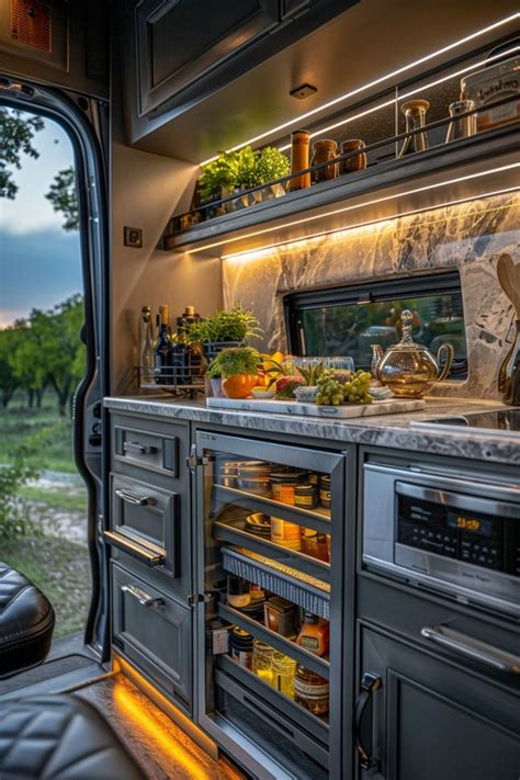 Image result for sprinter van kitchen design