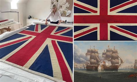 The Battle of Trafalgar relic worth stunning sum: Flag still bearing ...