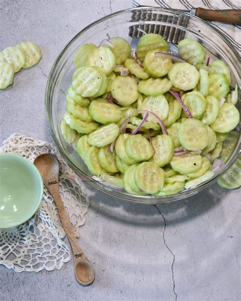 Quick Marinated Cucumber Salad Recipe