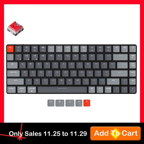 Keychron Official Store Keychron K3 E V2 Ultra-slim Wireless Mechanical ...