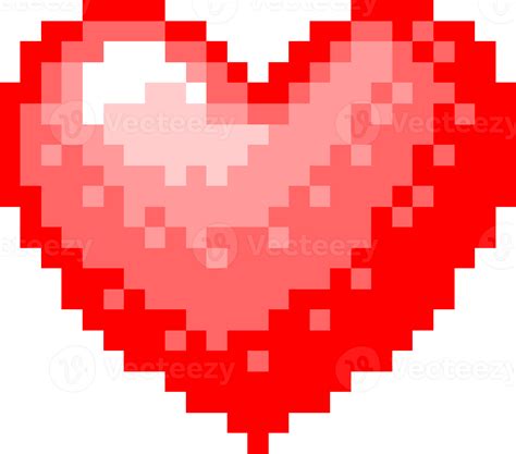 Heart 8bit pixel 16589188 PNG