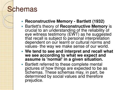 Image result for Reconstructive Memory Method