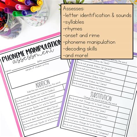 French Phonological Awareness Assessments | French Science of Reading ...