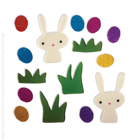 GelGems® bag (large: rabbits & eggs) | Large rabbits, Window decals ...