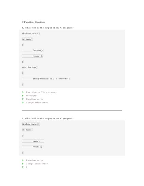How to Writing a Functions in C Program 的图像结果