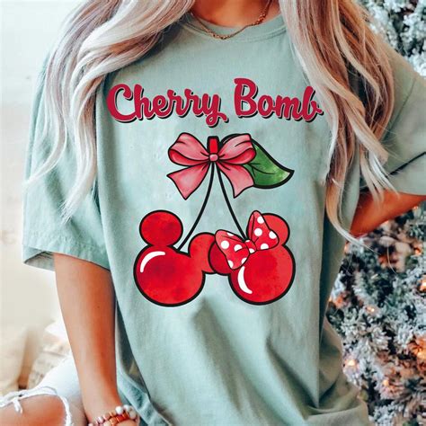 Coquette Mickey Minnie Mouse Cherry Bomb Shirt - Wondermento